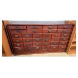 WOOD APOTHECARY CABINET