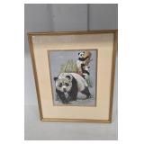 PANDA SILK PRINT - SIGNED