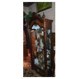 DECORATED CURIO CABINET