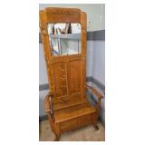 OAK HALL TREE - SEAT