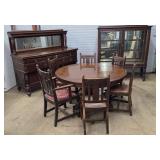 GRAND RAPIDS CHAIR CO MAHOGANY DINING SUIT