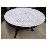 MARBLE TOP COFFEE TABLE