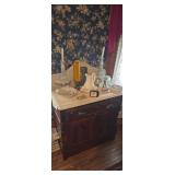 VICTORIAN MARBLE TOP WASH STAND