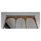 GOLD VICTORIAN TRIPLE ARCH MIRROR