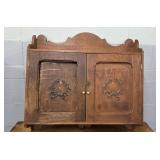 VICTORIAN 2 DOOR WALL CABINET