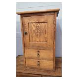 LEAF DECORATED WALL CABINET
