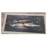 FOLK ART FISH PAINTING