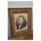 OLD MAN PORTRAIT - VICTORIAN FRAME