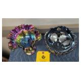(2) FENTON CANDY DISHES