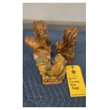 (3) CHINESE FOO DOGS
