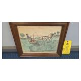 FARM SCENE DRAWING - 1898 - 1906 - ELLEN