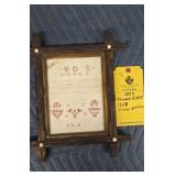1848 CROSS STITCH - 8 X 9.5"