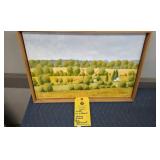 OIL ON BOARD PAITING - PECK SETTLEMENT
