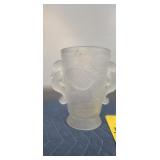 BAROLAC SEA LIFE FROSTED VASE - 7"