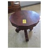 MAHOGANY DECAGON TABLE