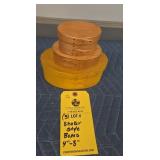 (3) SHAKER STYLE BOXES - 4" - 8"