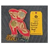 IROQUOIS BEADED WHIMSY BOOT - 7"