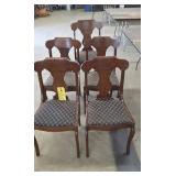 (5) PA HOUSE CHERRY DINING CHAIRS
