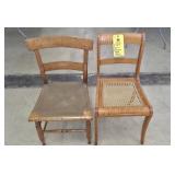 (2) TIGER & BIRDSEYE MAPLE CHAIRS