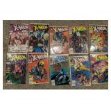 (10) X-MEN COMICS