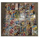 (24) X FORCE COMICS