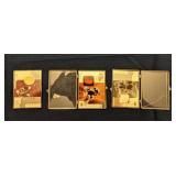 (3) HOCKEY GAME USED CARDS