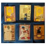(6) GAME USED CARDS