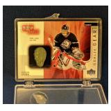 DOMINIK HASEK GAME USED LEG PAD