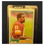 ART MONK ROOKIE CARD