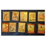(10) VINTAGE FOOTBALL CARDS