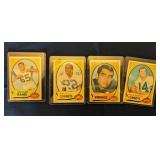 (4) VINTAGE FOOTBALL CARDS
