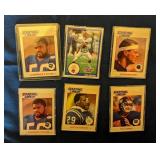 (6) STARTING LINEUP FOOTBALL CARDS