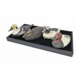 4- Smalle duck decoys, two are 8", two are 6"