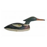 Vintage merganser decoy