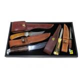 4- Case knives with sheaths: #775-3 8" with a