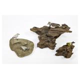 3- Miniature birds by Helen Strong: Killdeer 1963,