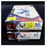 2- Boxes Hornady 6.5 Creedmoor 140-grain SP