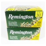2- Boxes of 525 round Remington value packs