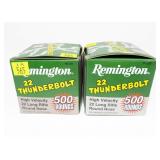 2- Boxes of 500 rounds Remington .22 LR