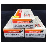3- Boxes Winchester .30-30 WIN power point