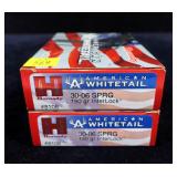 2- Boxes Hornady .30-06 Sprg. 150-grain interlock