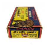 Vintage box of Winchester .250-3000 Savage