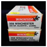 2- Boxes of Winchetser .358 WIN 200-grain