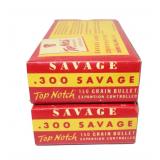 2- Boxes of Savage .300 Savage 150-grain