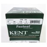 2- Boxes of Kent Fasteel 20 Ga. 3" No. 4 steel