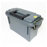 Ammunition can with partial box of Blazer brass