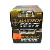 2- Boxes of Magtech .40 S&W 180-grain JHP