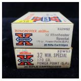 2- Boxes of Winchester .32 Winchester Special