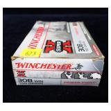Box of Winchester .308 WIN 150-grain Power Point