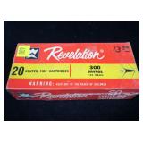 Box of Revelation .300 Savage 150-grain cartridges